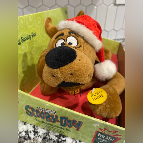 Vintage 2001 Cartoon Network Tail Wagging Singing Christmas Carols Scooby-Doo - Picture 1 of 8